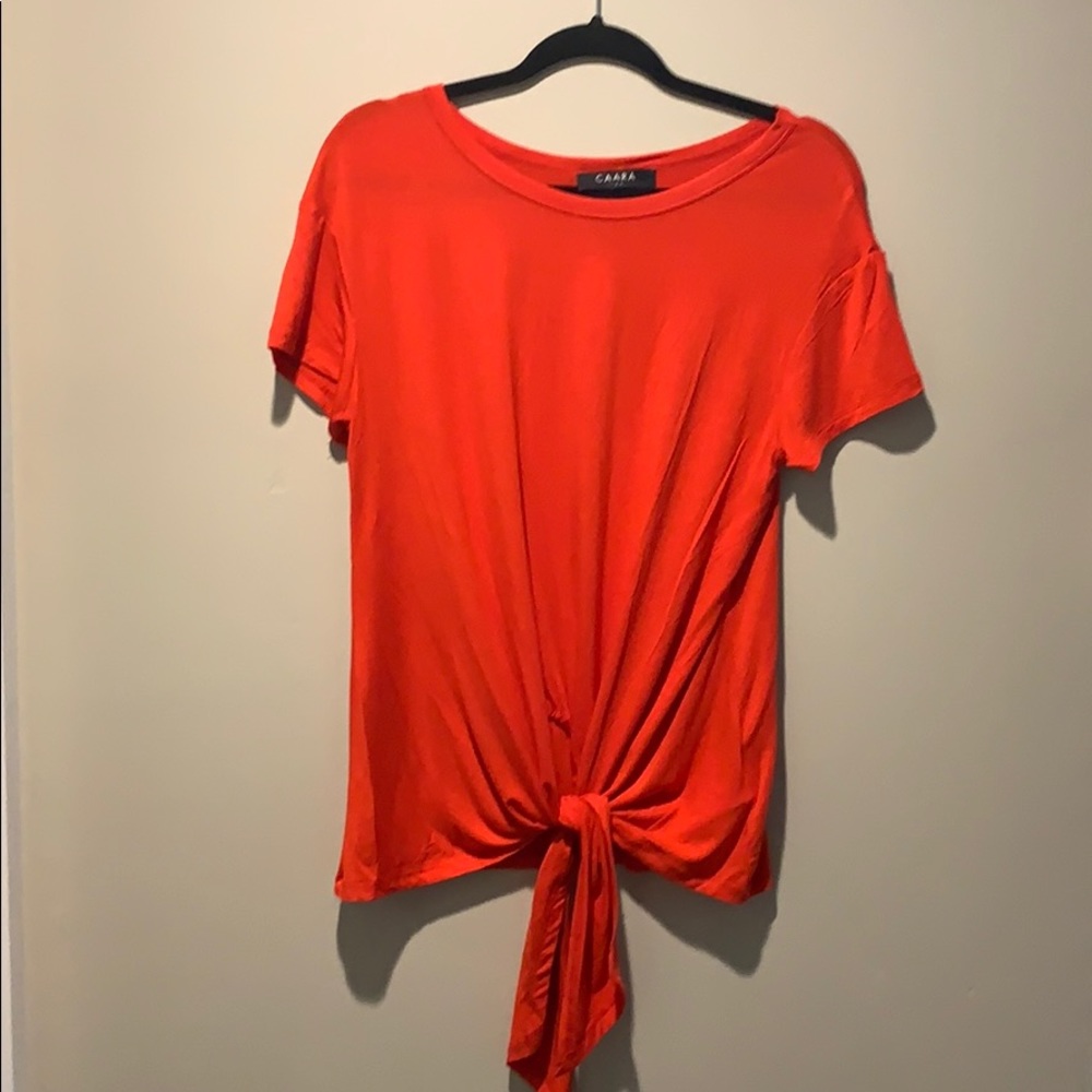 Short Sleeve keyhole t-shirt, Large